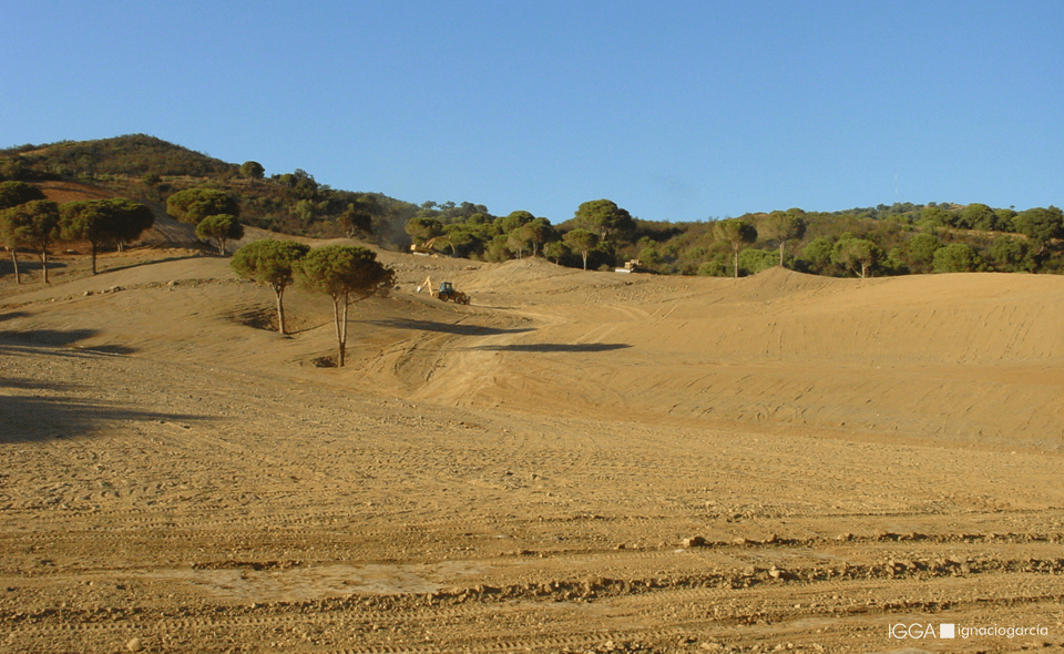 Vista desde tees de prácticas