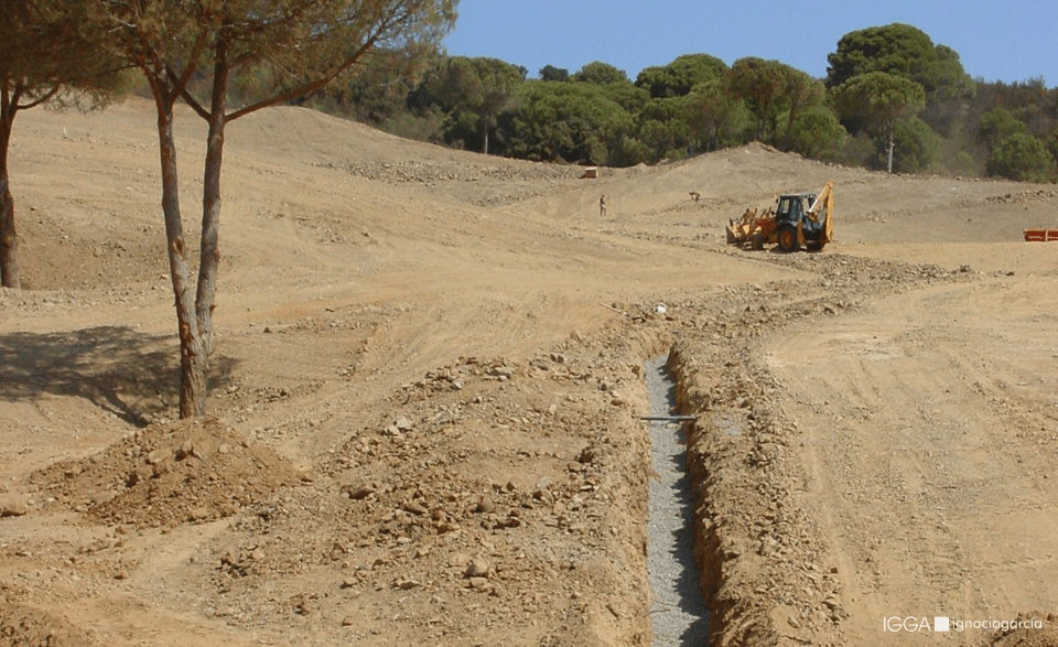 Apertura de zanjas