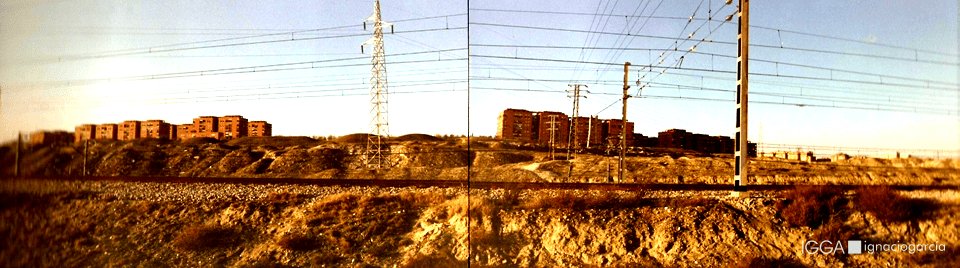 Vista desde vías del ferrocarril